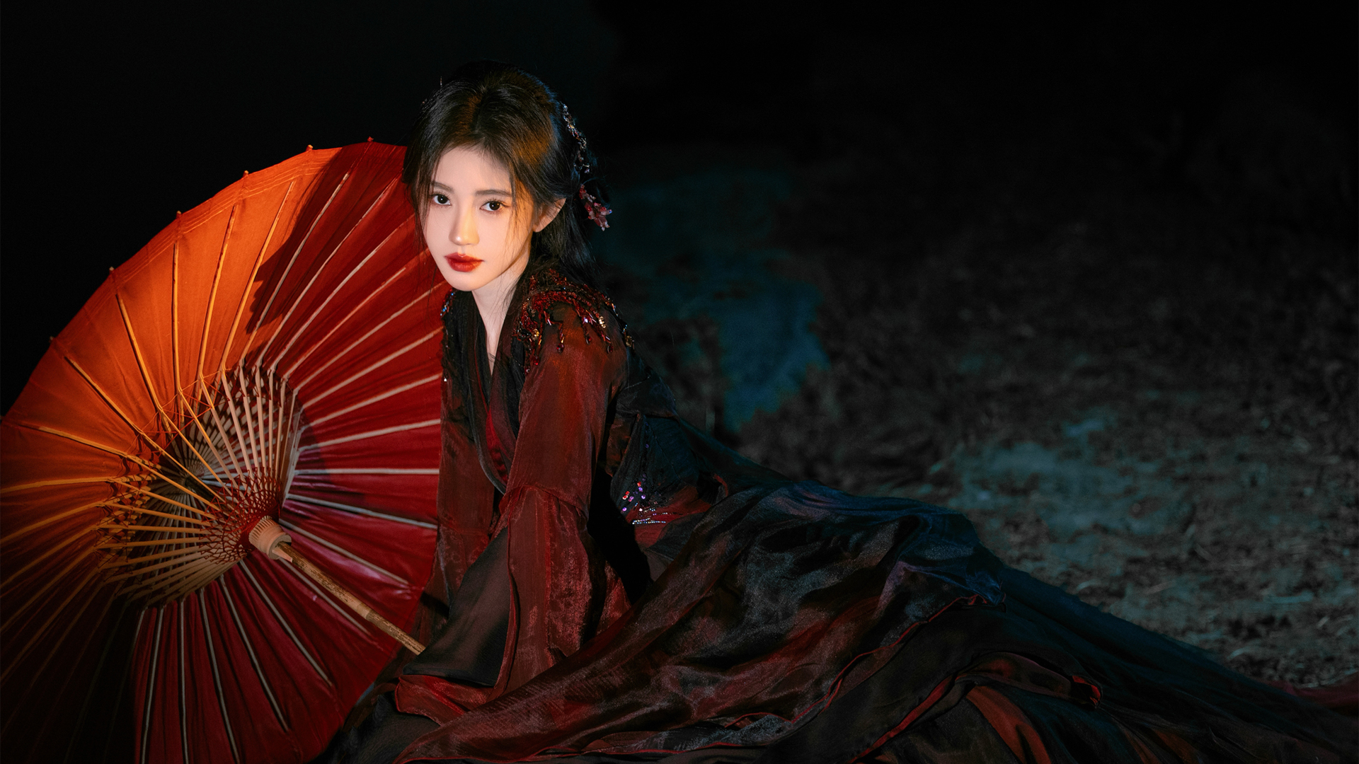 鞠婧祎写真《落》