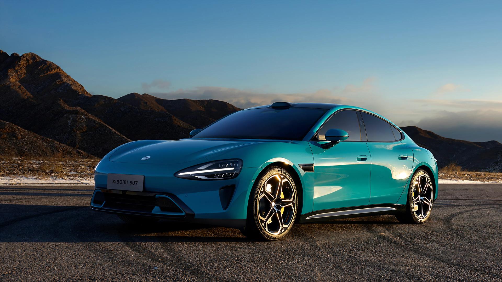 小米SU7汽车高清图片壁纸