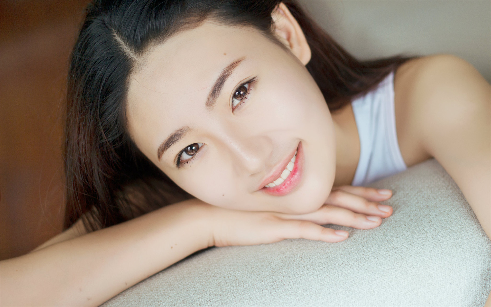 清新可爱的白色清纯美女（1）