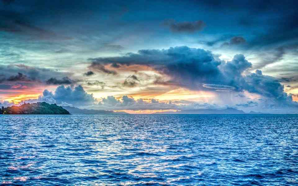 美丽海滩日落风景（2）