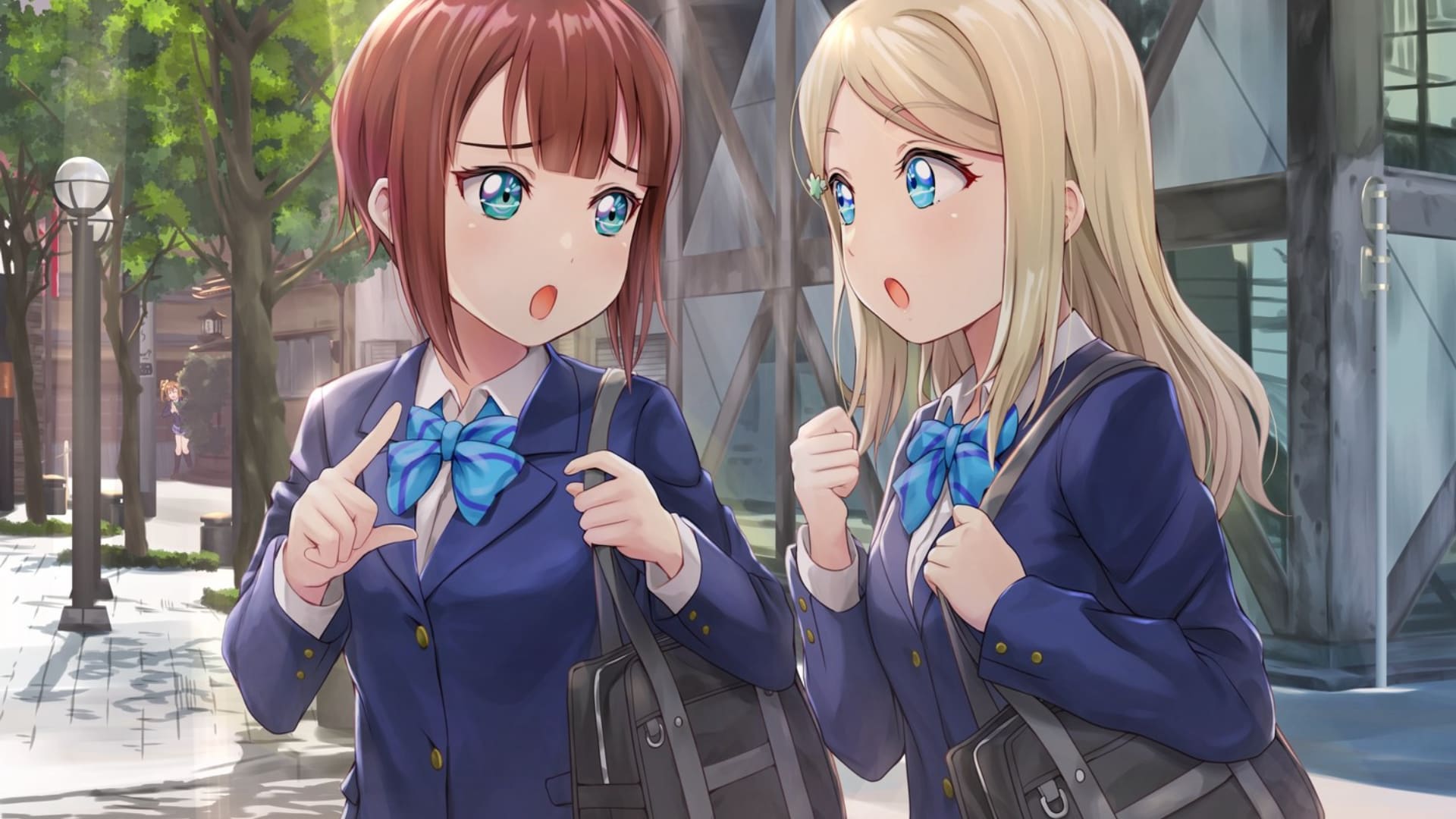 动漫校服女生图片壁纸大全（2）