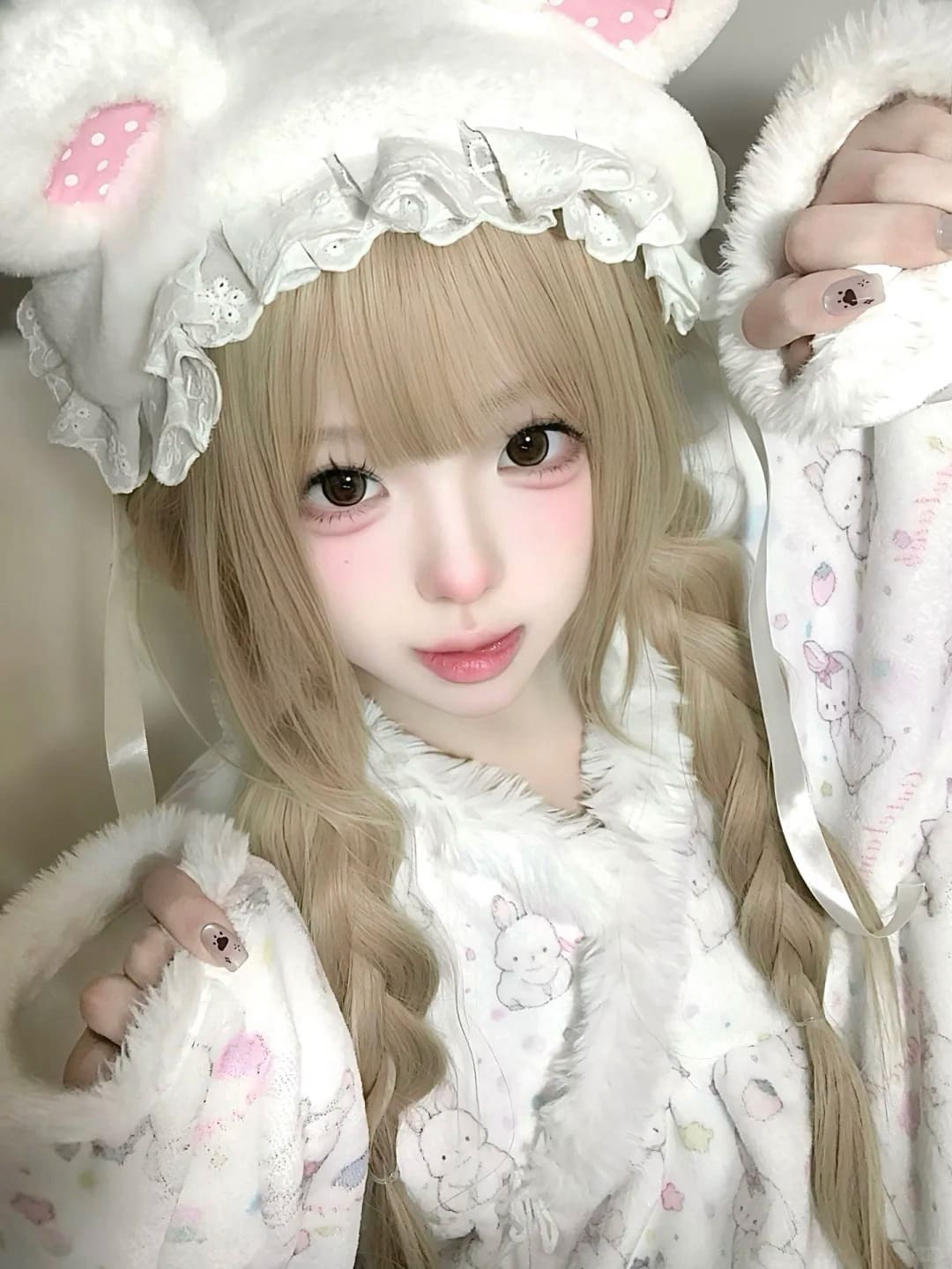 小鱼ovo：睡衣好可爱啊