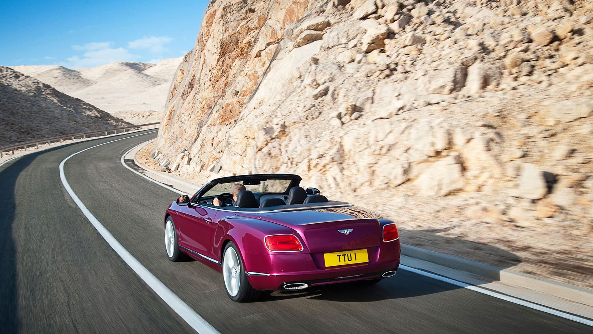 2014款宾利敞篷跑车高清图片电脑桌面壁纸（1）