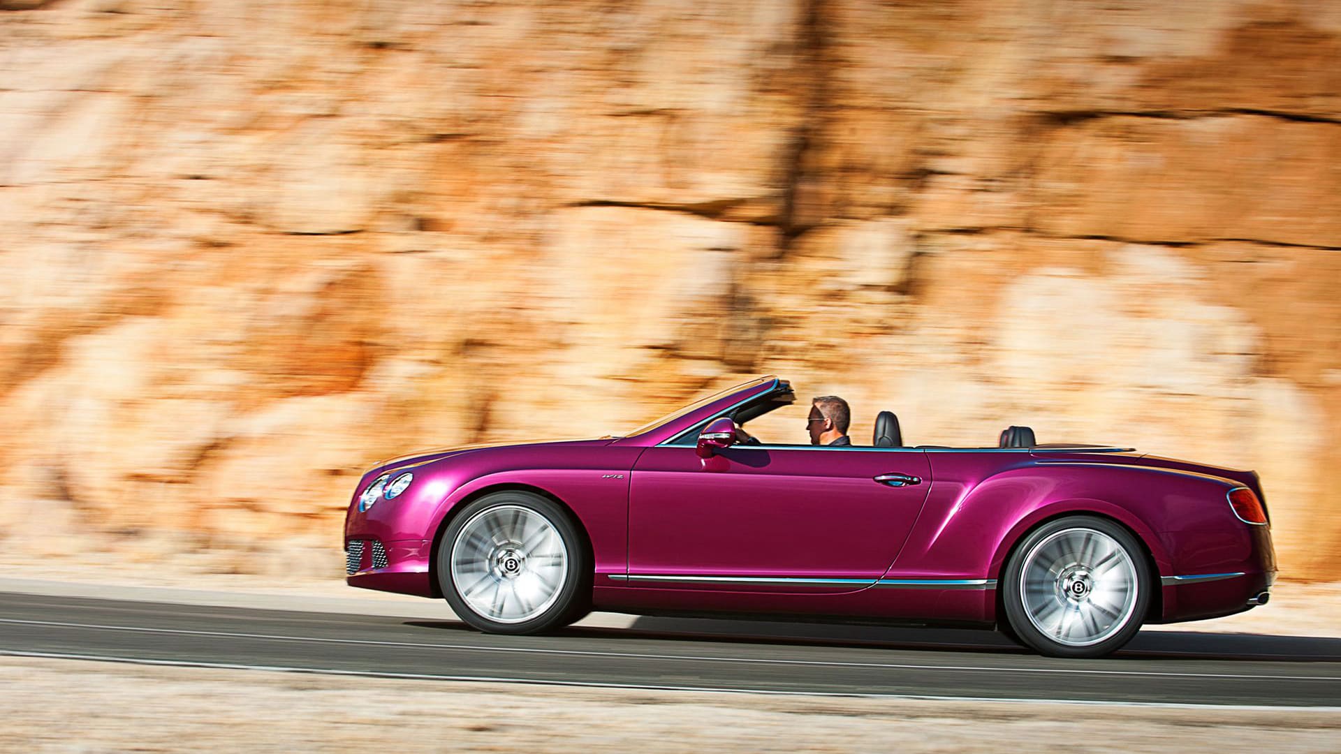 2014款宾利敞篷跑车高清图片电脑桌面壁纸（2）