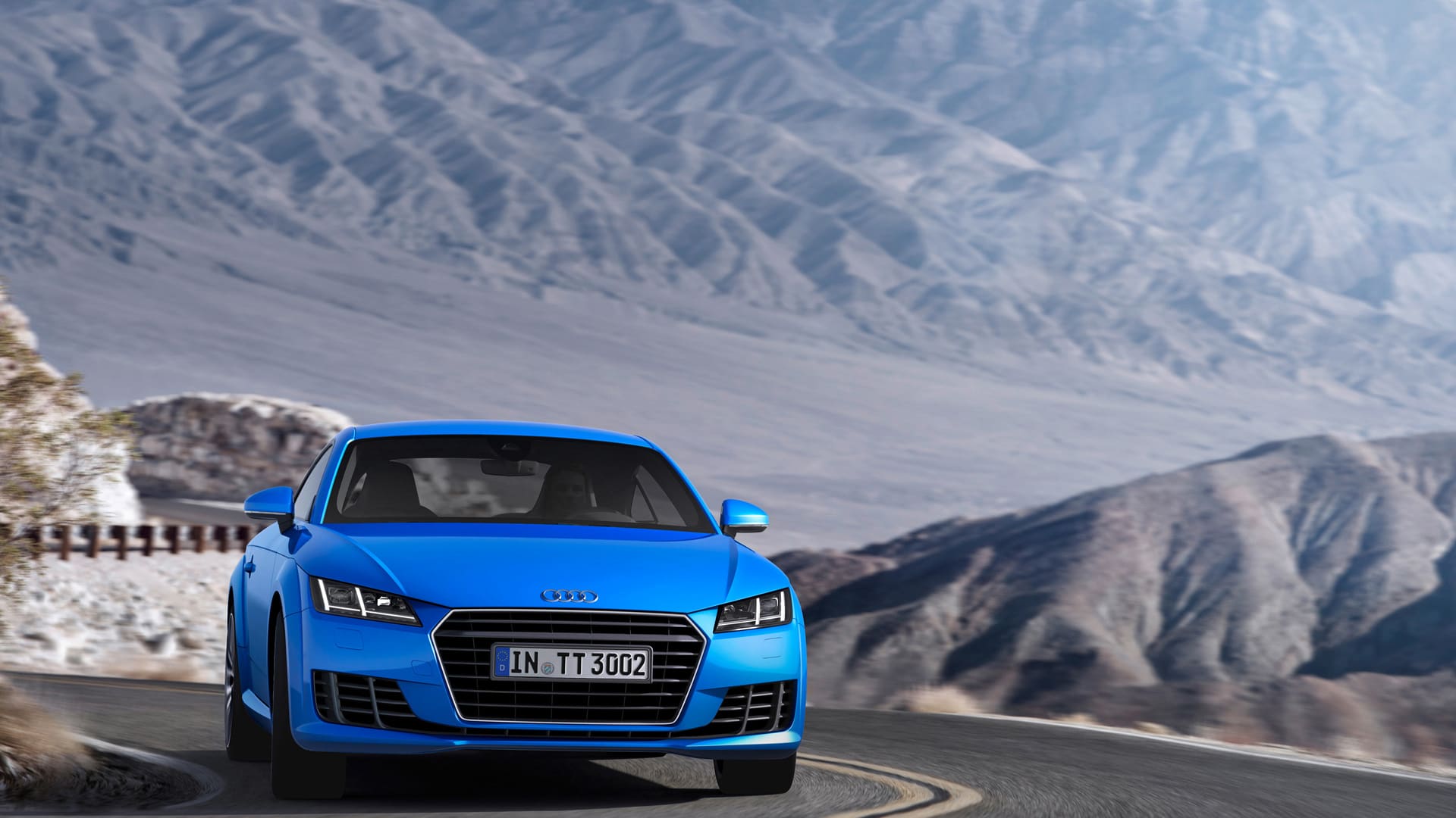 2015新款奥迪双门跑车汽车素材电脑桌面壁纸（4）