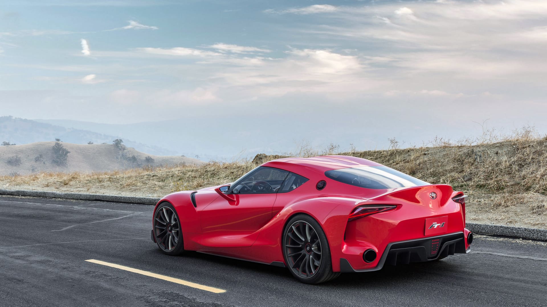 2015新款丰田FT-1超酷炫概念车高清桌面壁纸（2）