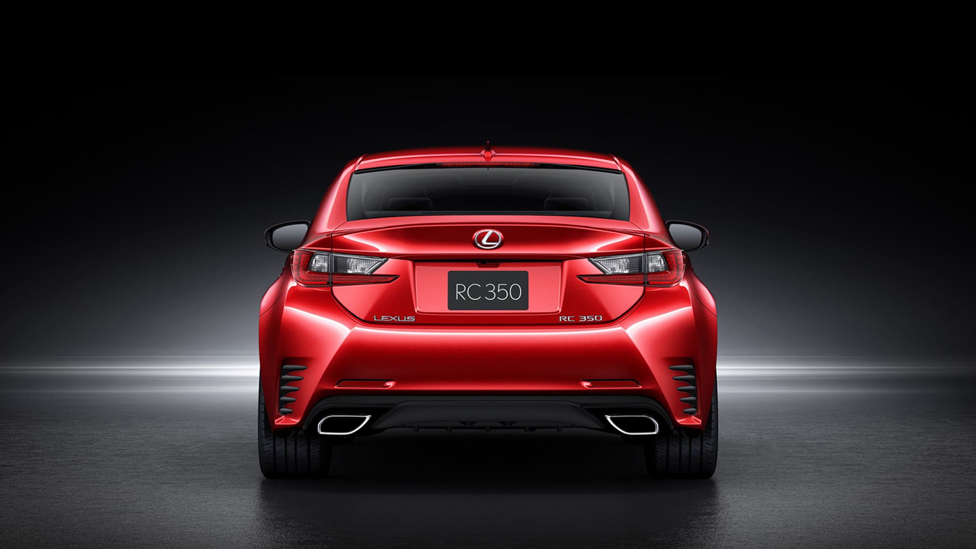 2015LexusRC雷克萨斯炫酷红色桌面壁纸（1）