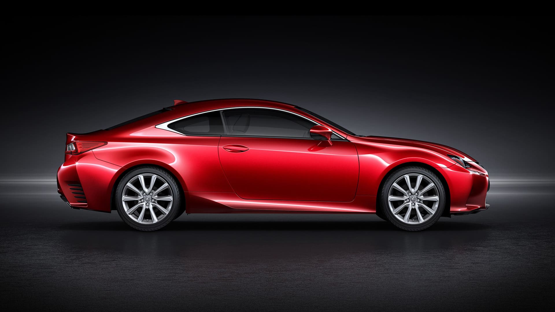 2015LexusRC雷克萨斯炫酷红色桌面壁纸（2）