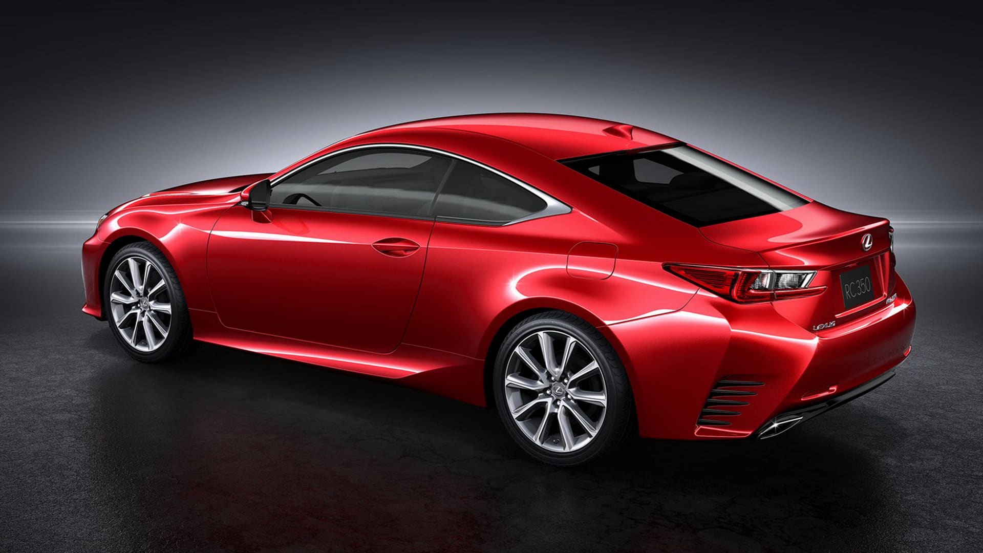 2015LexusRC雷克萨斯炫酷红色桌面壁纸（3）