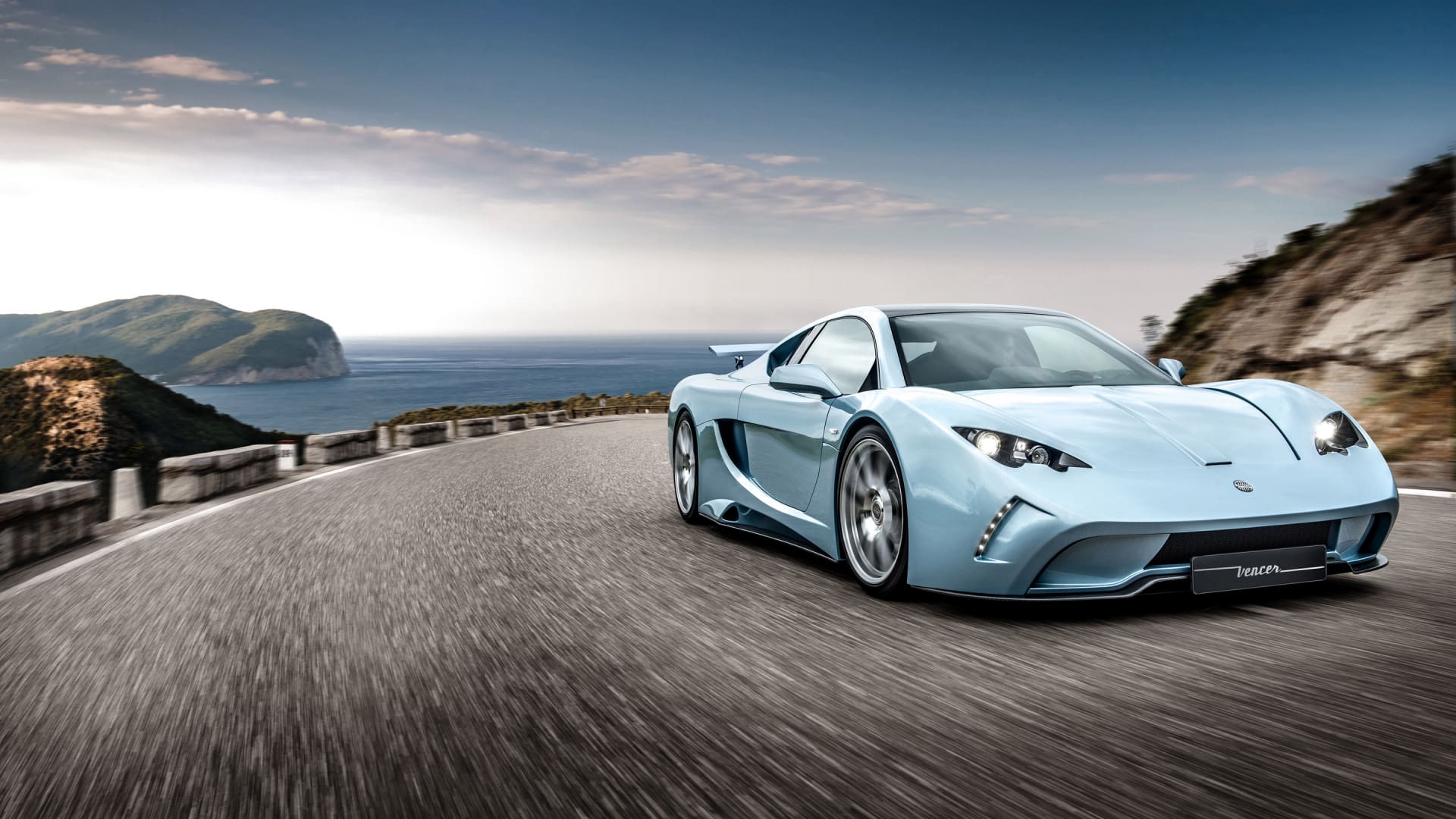 荷兰纯手工Vencer Sarthe超级跑车酷炫桌面壁纸（1）