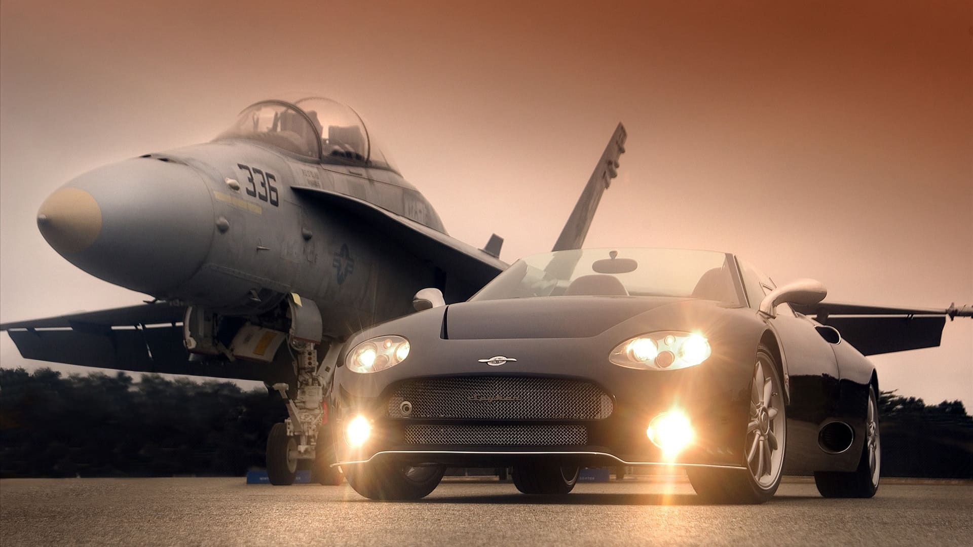 Spyker世爵超跑电脑桌面壁纸（1）