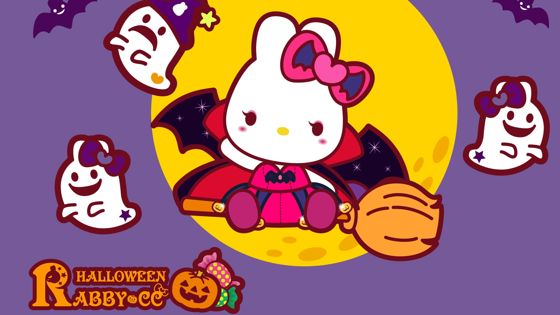 RABBYCC万圣节电脑桌面壁纸（2）
