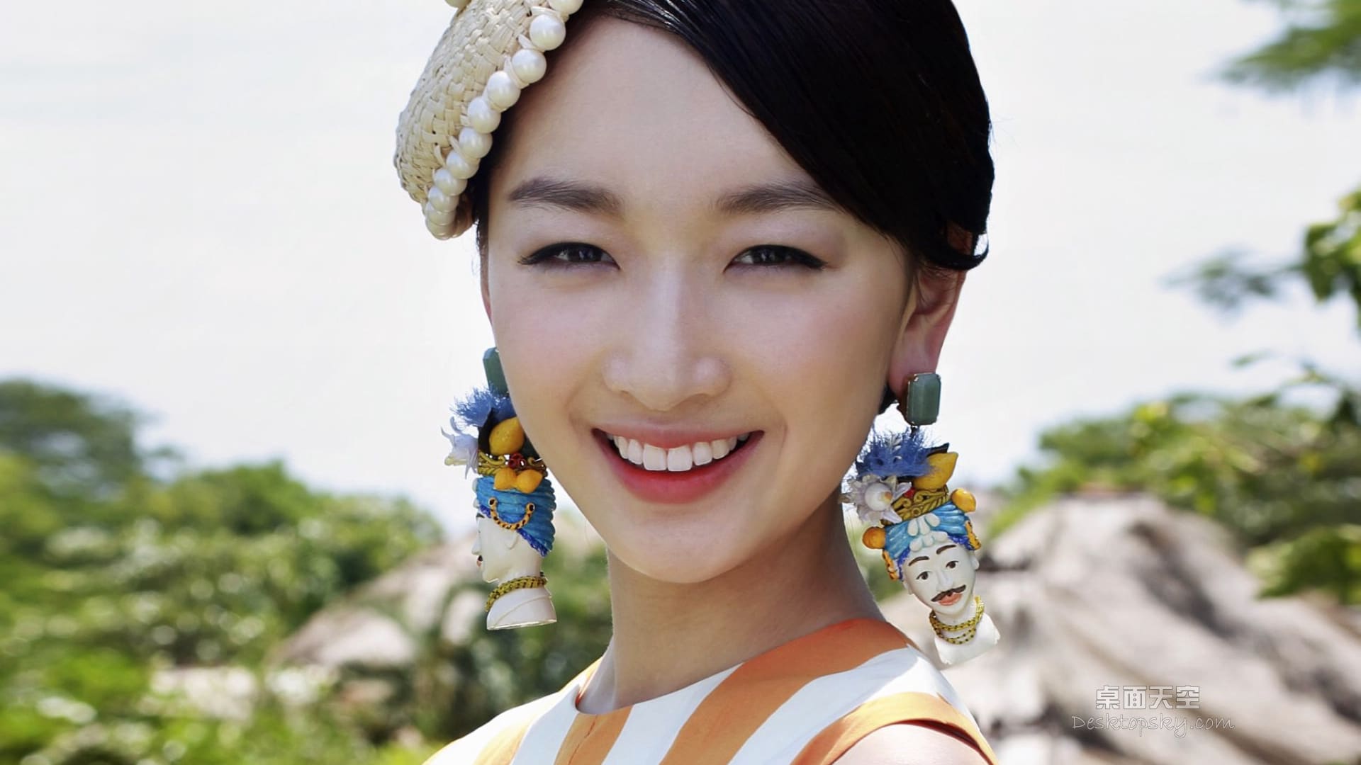 清纯谋女郎周冬雨小清新气质养眼写真桌面壁纸（2）