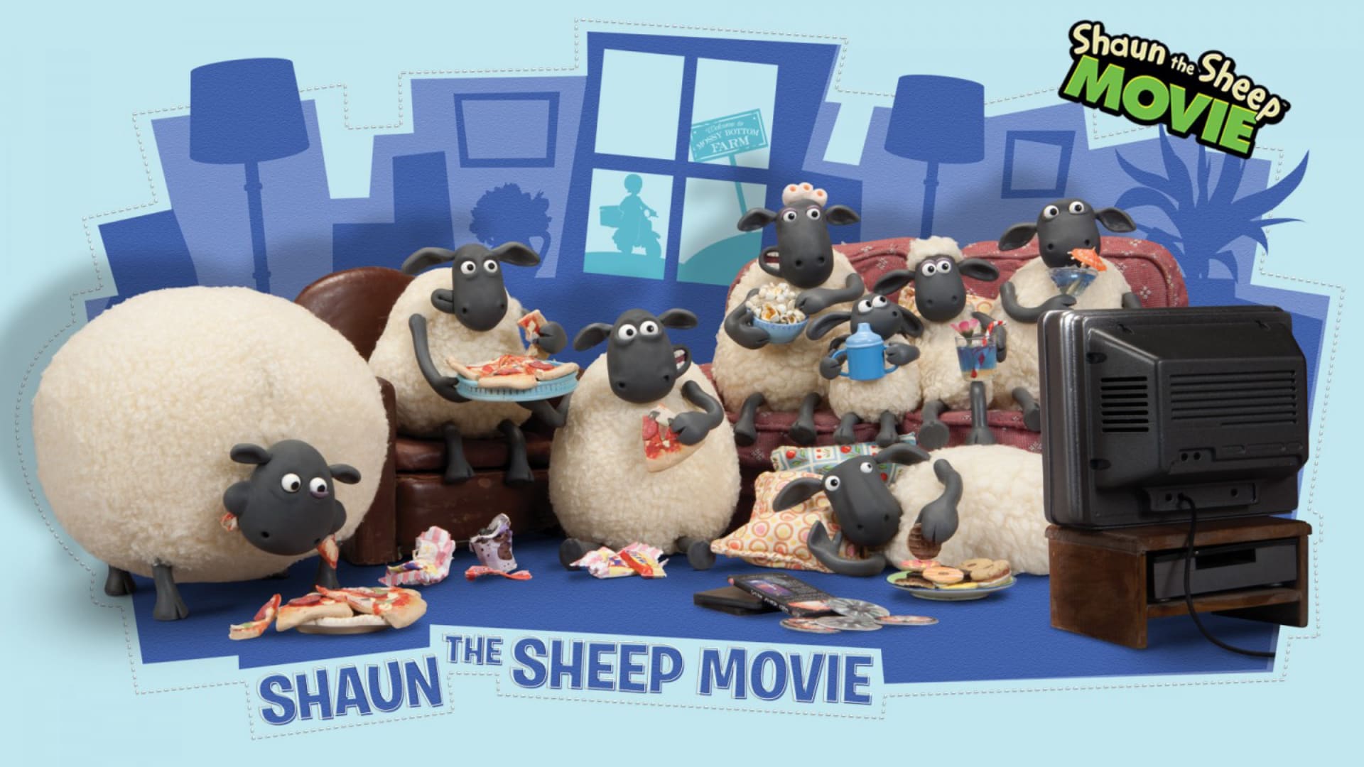 小羊肖恩可爱动漫壁纸（3）