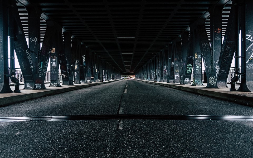沿途唯美的公路风景图片壁纸（3）